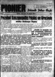 Pionier : dziennik Dolno-Śląski, 1945, nr 3 [29 VIII]