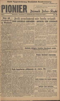 Pionier : dziennik Dolno-Śląski, 1945, nr 60 [4-5 XI]