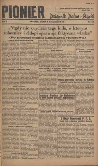 Pionier : dziennik Dolno-Śląski, 1945, nr 64 [9 XI]