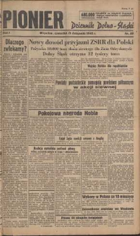 Pionier : dziennik Dolno-Śląski, 1945, nr 69 [15 XI]