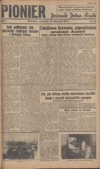 Pionier : dziennik Dolno-Śląski, 1945, nr 81 [29 XI]