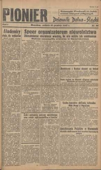 Pionier : dziennik Dolno-Śląski, 1945, nr 94 [15 XII]