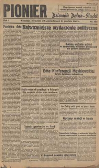 Pionier : dziennik Dolno-Śląski, 1945, nr 104 [30-31 XII]