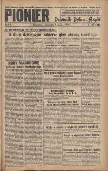 Pionier : dziennik Dolno-Śląski, 1946, nr 56 [7 III]