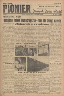 Pionier : dziennik Dolno-Śląski, 1946, nr 102 [1 V]
