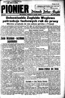 Pionier : dziennik Dolno-Śląski, 1946, nr 104 [4 V]