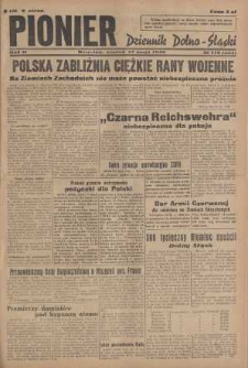 Pionier : dziennik Dolno-Śląski, 1946, nr 118 [21 V]
