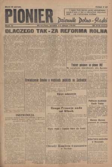 Pionier : dziennik Dolno-Śląski, 1946, nr 119 [22 V]