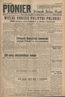 Pionier : dziennik Dolno-Śląski, 1946, nr 125 [28 V]