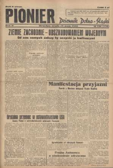 Pionier : dziennik Dolno-Śląski, 1946, nr 126 [29 V]