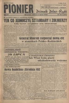 Pionier : dziennik Dolno-Śląski, 1946, nr 163 [6 VII]