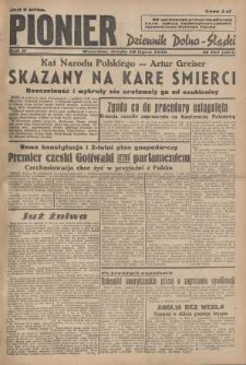 Pionier : dziennik Dolno-Śląski, 1946, nr 167 [10 VII]