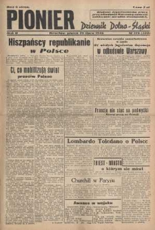 Pionier : dziennik Dolno-Śląski, 1946, nr 176 [19 VII]