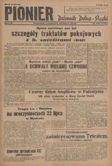 Pionier : dziennik Dolno-Śląski, 1946, nr 181 [25 VII]