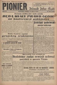 Pionier : dziennik Dolno-Śląski, 1946, nr 183 [27 VII]