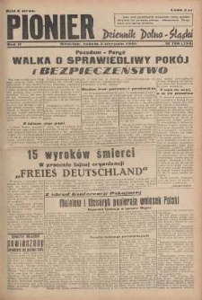 Pionier : dziennik Dolno-Śląski, 1946, nr 190 [3 VIII]
