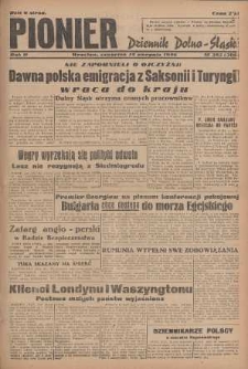 Pionier : dziennik Dolno-Śląski, 1946, nr 202 [15 VIII]