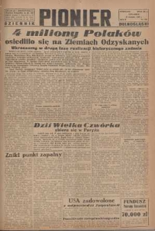 Pionier : dziennik Dolno-Śląski, 1946, nr 216 [29 VIII]