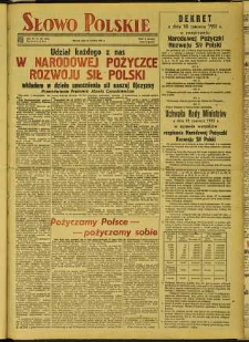 Słowo Polskie, 1951, nr 168