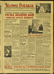 Słowo Polskie, 1952, nr 88