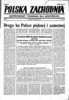 Polska Zachodnia : ilustrowany tygornik dla wszystkich, 1947, nr 3