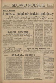 Słowo Polskie, 1947, nr 39